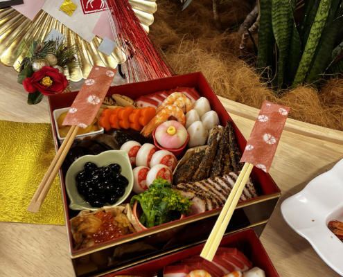 龍谷大学へ新年互礼会用パーティー料理をお届け