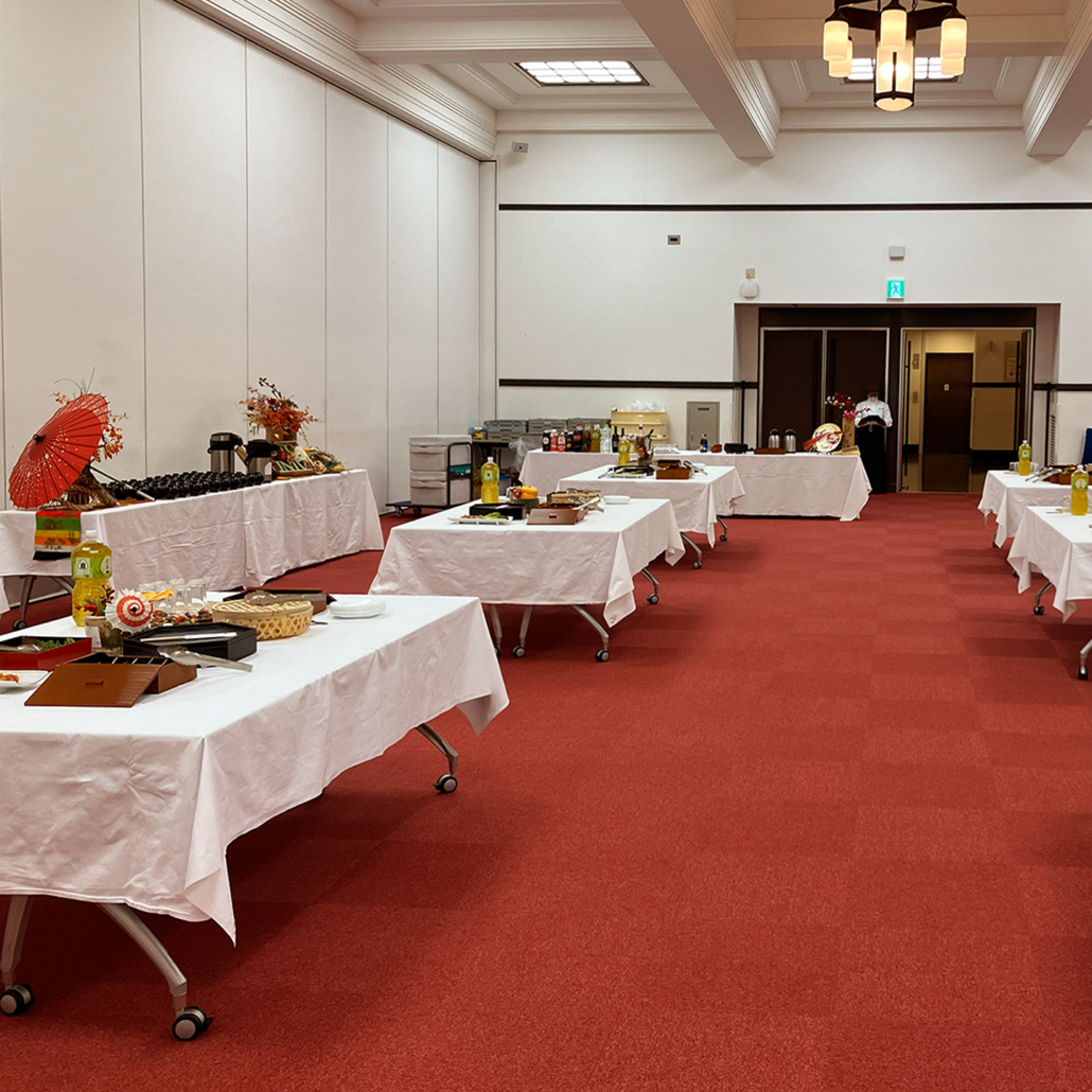 京都大学へ懇親会用パーティー料理をお届け 京都大学へ懇親会用パーティー料理をお届け