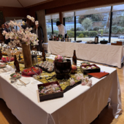 大手製薬会社様の研修施設へ慰労会用パーティー料理をお届