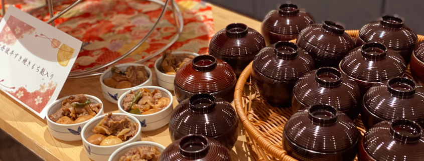 『Cafeふふふあん by半兵衛麸』へデザイン学校様の懇親会用パーティー料理のお届け