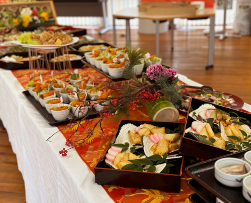 教授の退職記念パーティー用のパーティー料理のお届け