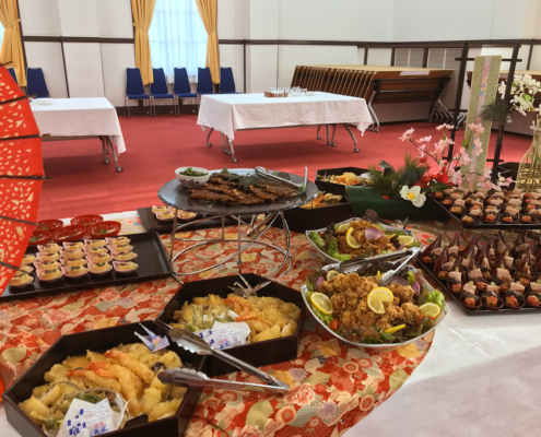 法人設立10周年記念および秋の叙勲受章 祝賀会用パーティー料理のお届け