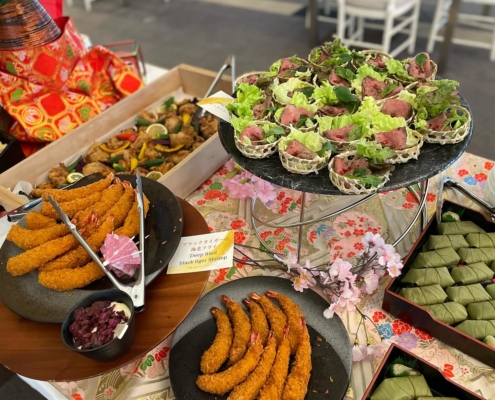 奈良春日野国際フォーラム 甍 ~I・RA・KA~へ国際会議ウェルカムパーティー用パーティー料理のお届け 奈良春日野国際フォーラム 甍 ~I・RA・KA~へ国際会議ウェルカムパーティー用パーティー料理のお届け