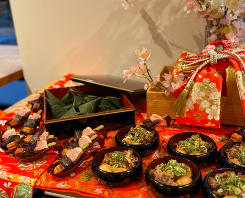 『Cafeふふふあん by 半兵衛麸』へ懇親会用パーティー料理のお届け