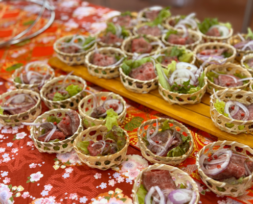 機械製造販売メーカー様へ社内懇親会用パーティー料理をお届け