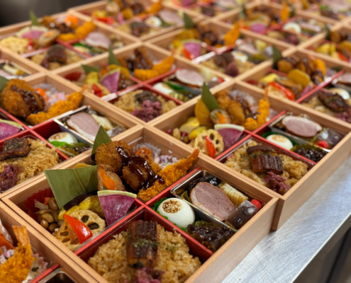 世界遺産 真言宗総本山 教王護国寺 東寺様へ弘法大師降誕会 職員・学生さん用お弁当をお届け