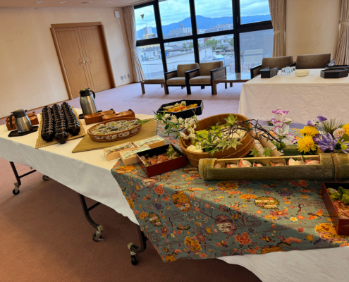 京都外国語大学へ懇親会パーティー料理をお届け