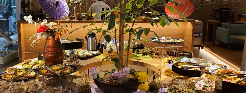 京都大学へワークショップ終了後の懇親会用パーティー料理のお届け