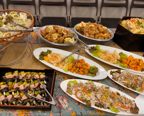 京都市勧業館みやこめっせへ日本発生生物学会懇親会用パーティー料理のお届け