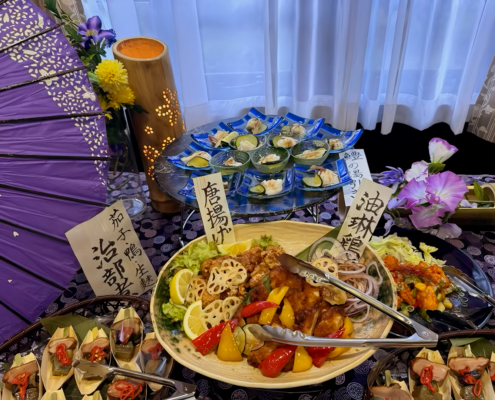 京都大学蹴球部 OBクラブ様 交流試合後の懇親会用パーティー料理のお届け