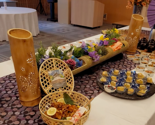 キャンパスプラザ京都へランチ懇親会用パーティー料理のお届け