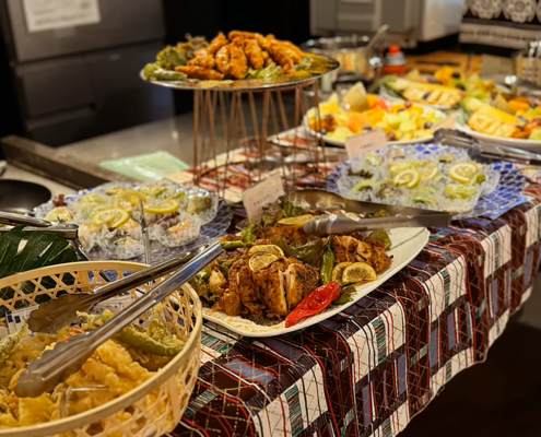 大学共同利用機関様へ懇親会用パーティー料理のお届け