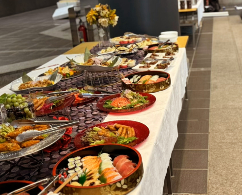 京都リサーチパークへ京都大学サマーデザインスクール2024用パーティー料理のお届け