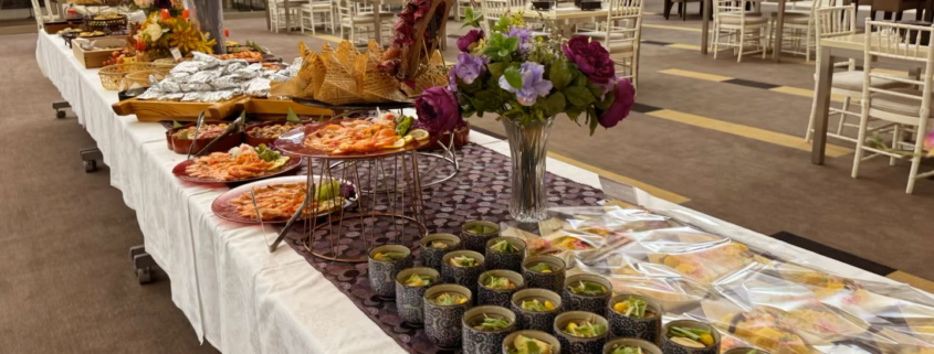 奈良春日野国際フォーラム 甍～I・RA・KA～へ国際学会ウェルカムパーティー用パーティー料理のお届け