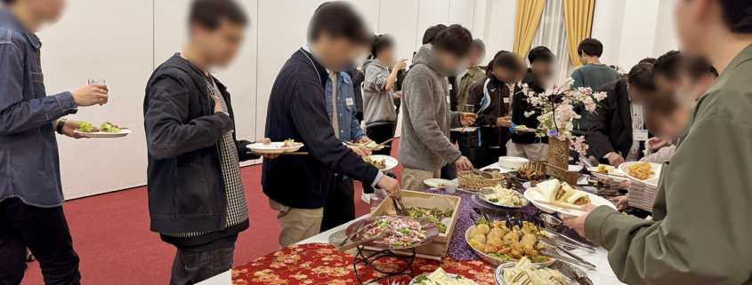 京都大学へ新入生歓迎会用パーティー料理をお届け