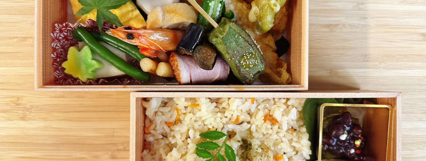 嵯峨祭りの足洗い用お弁当をお届け