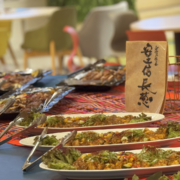 立命館大学 びわこ・くさつキャンパスへ第15回亜洲食学論壇ウェルカムディナー用のパーティー料理をお届け