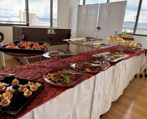 某飲料メーカー様の内定式用パーティー料理をお届け