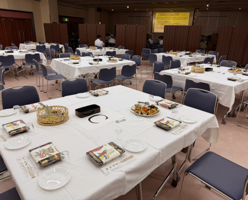 ラボール京都へ京都高齢者集会後の懇談会用パーティー料理をお届け