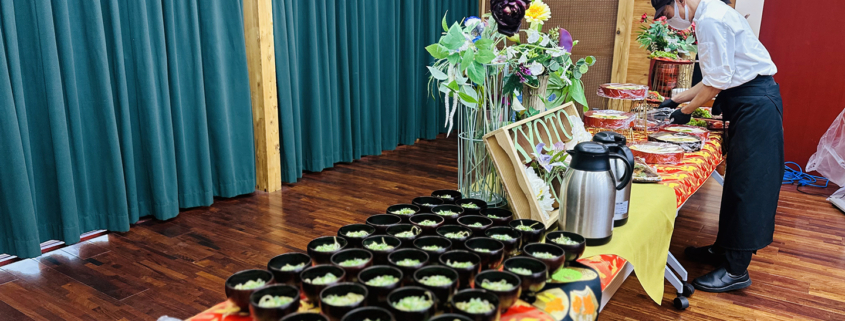 京都大学へ同窓会の懇親会用パーティー料理をお届け