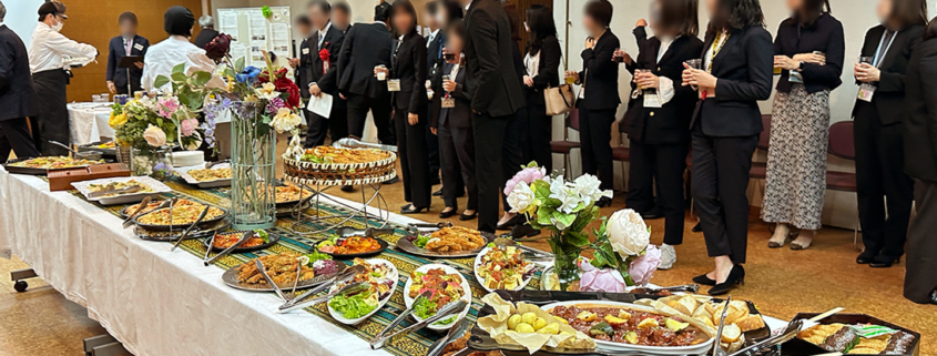 京都市総合教育センターへ表彰式典後の懇親会用パーティー料理お弁当をお届け