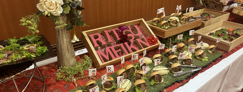 立命館大学へ立命館大学体育会 ラグビー部納会用パーティー料理をお届け