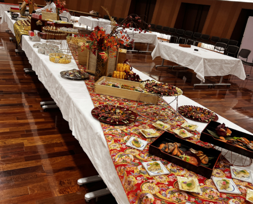 京都大学へ教授の最終講義後の懇親会用パーティー料理をお届け