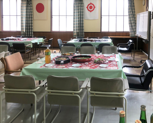 日本紙工株式会社 関西事業部 第15回OBの集い用パーティー料理のお届け