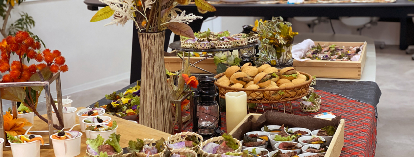 製本機器設計製造メーカー様へ昼食会用パーティー料理のお届け